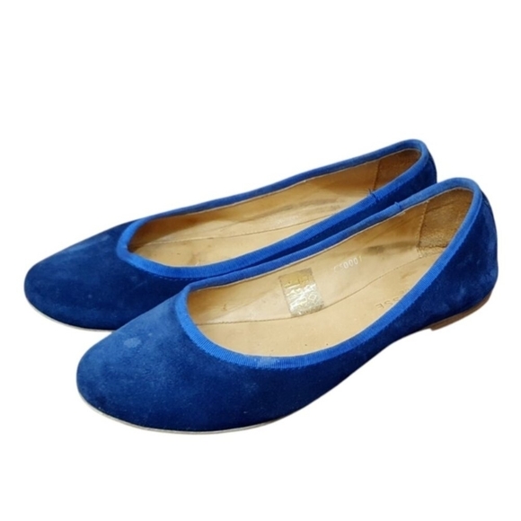 Strenesse Women's Blue Suede flats Size EU 38/ US 7.5 - Picture 5 of 10